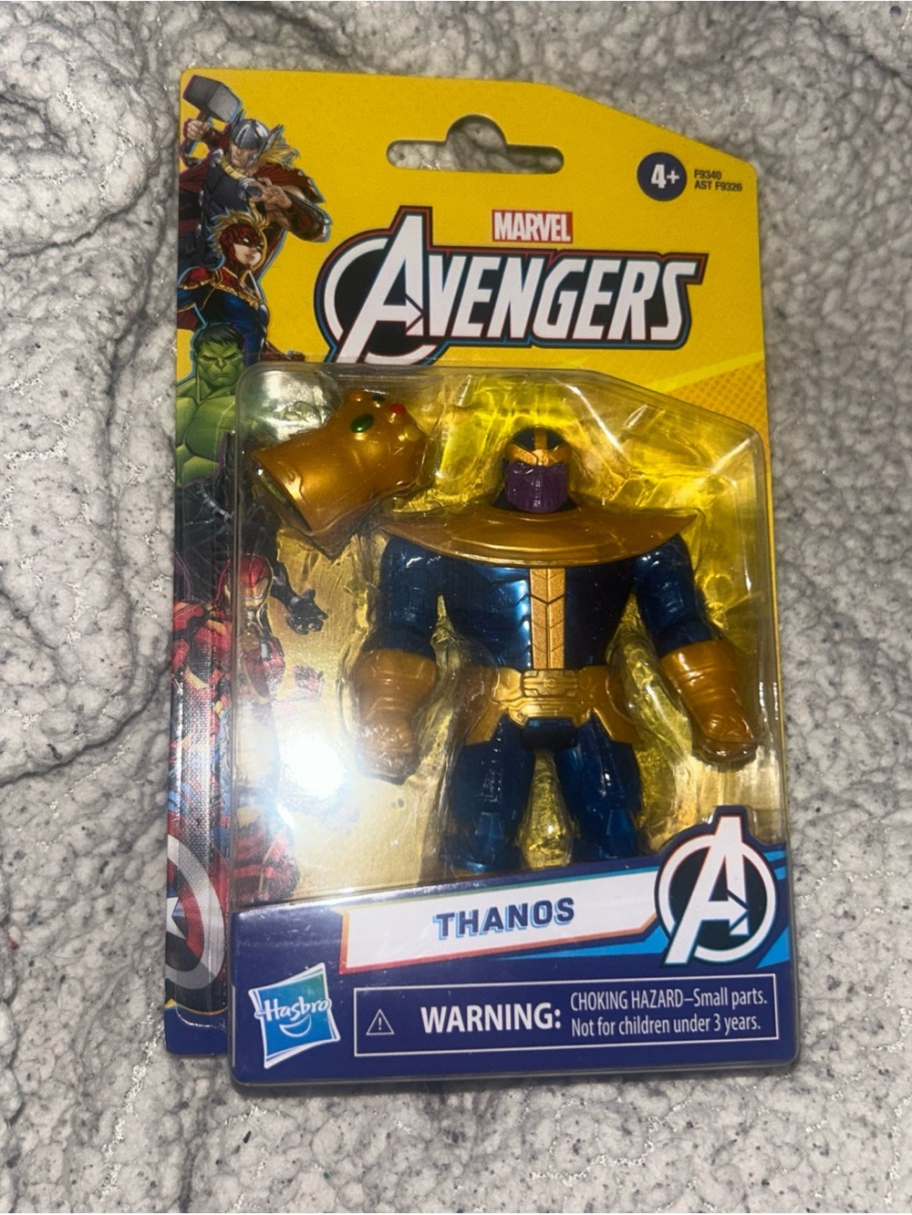 Hasbro Marvel Avengers Epic Hero Series Thanos Action Figure 4"